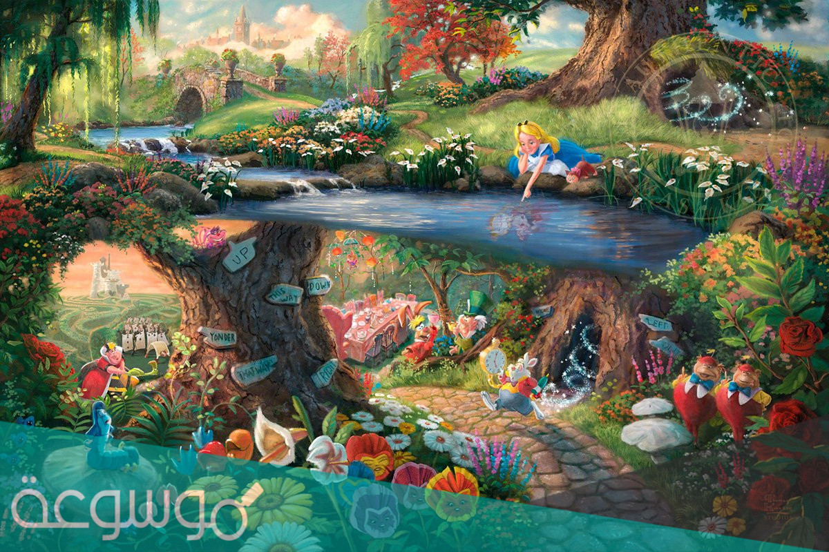 تلخيص وشرح قصة اليس في بلاد العجائب