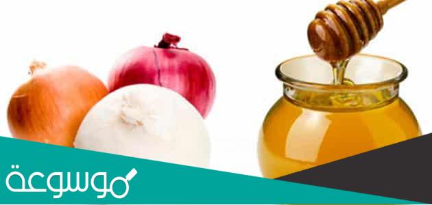 عصير البصل والعسل لعلاج تساقط الشعر