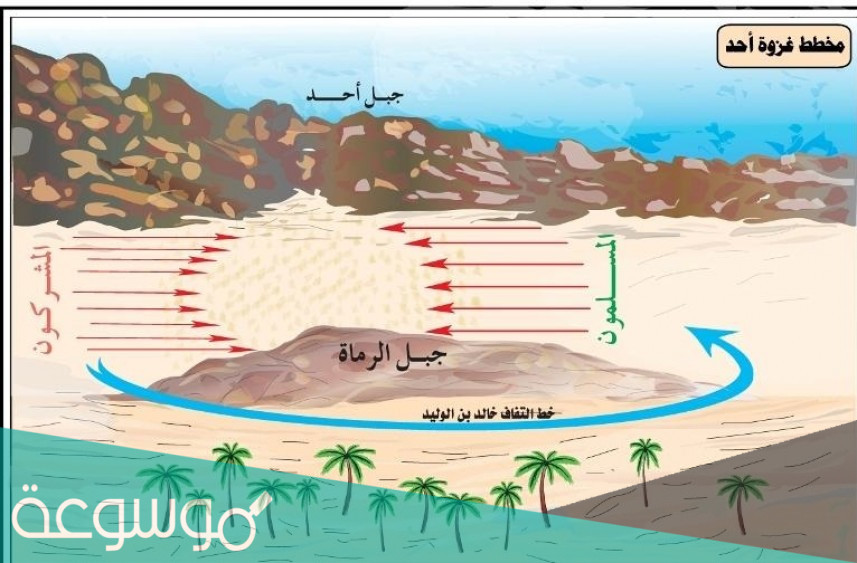 من قائد المشركين في غزوة احد