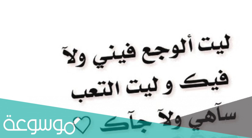 وش اقول اذا احد قالي فيني ولا فيك