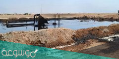 كم عدد البحيرات النفطية المتكونة من الآبار المدمرة