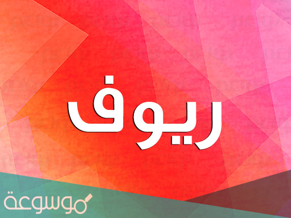 معنى اسم ريوف