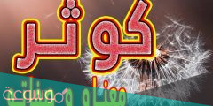 معنى الكوثر
