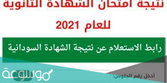 رابط فحص نتائج امتحانات الشهادة السودانية 2022