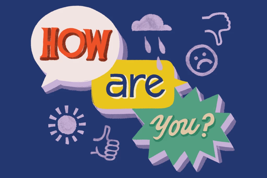 ويش الرد على how are you