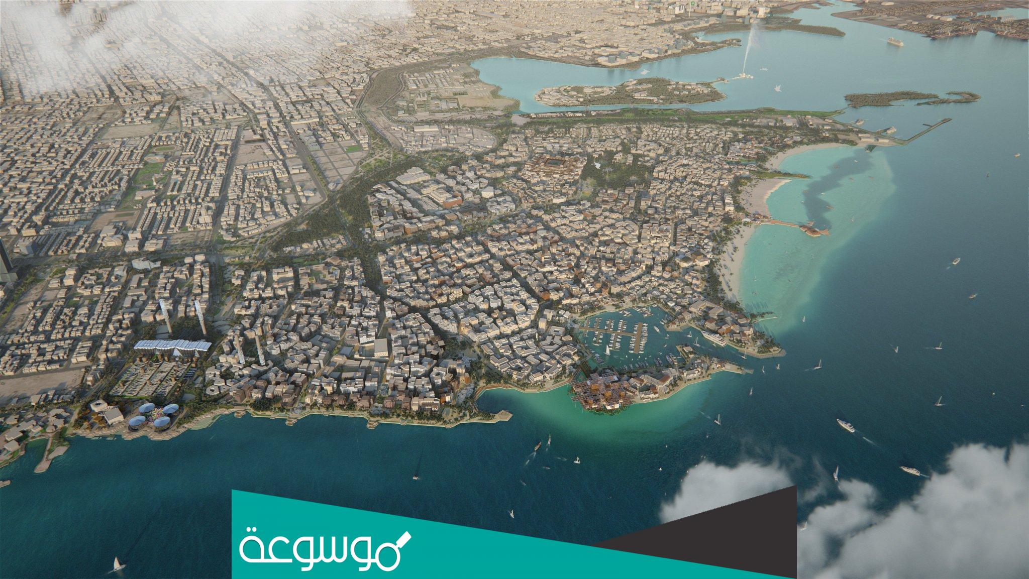 اين يقع مشروع وسط جدة