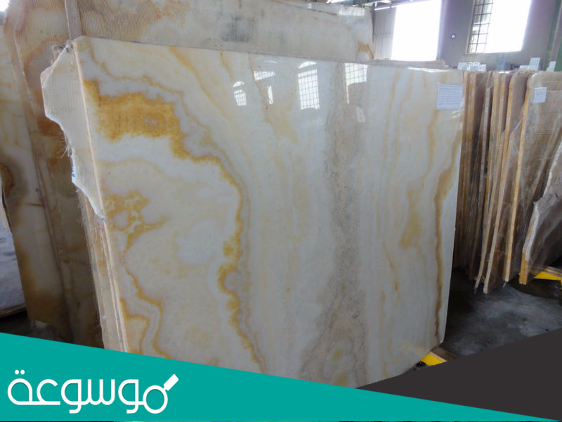 تستخدم بودرة الرخام لإعطاء