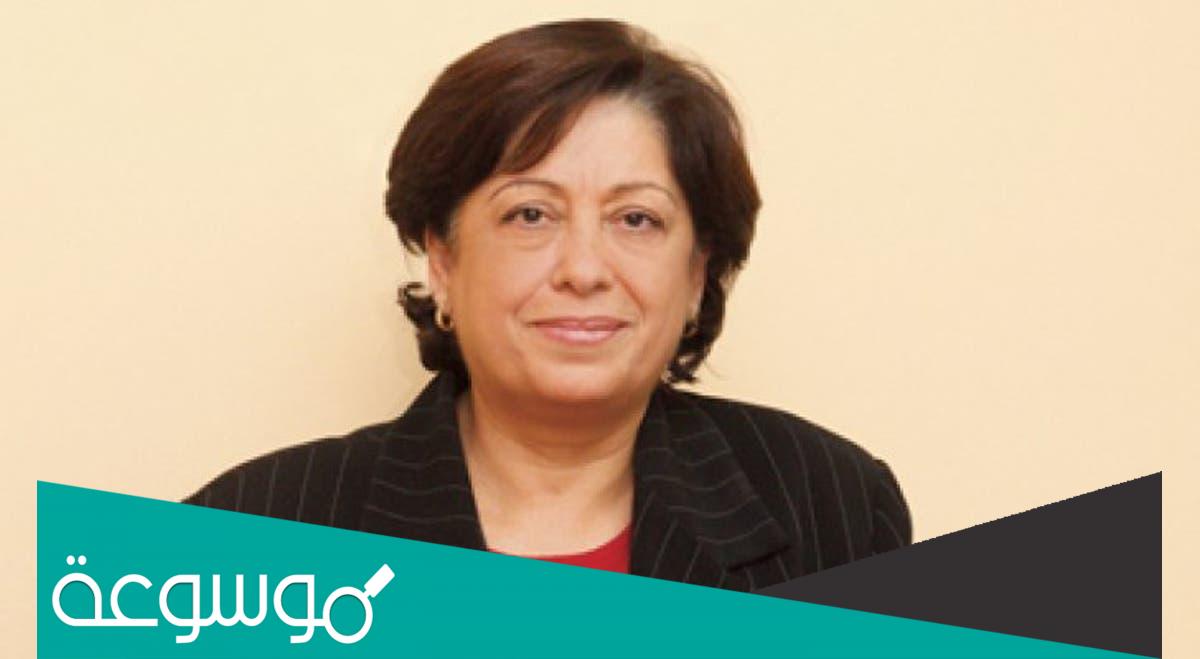 سبب وفاة اسمى خضر الوزيرة السابقة