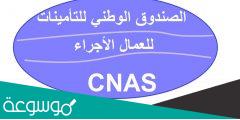 استخراج شهادة الانتساب cnas من الانترنت
