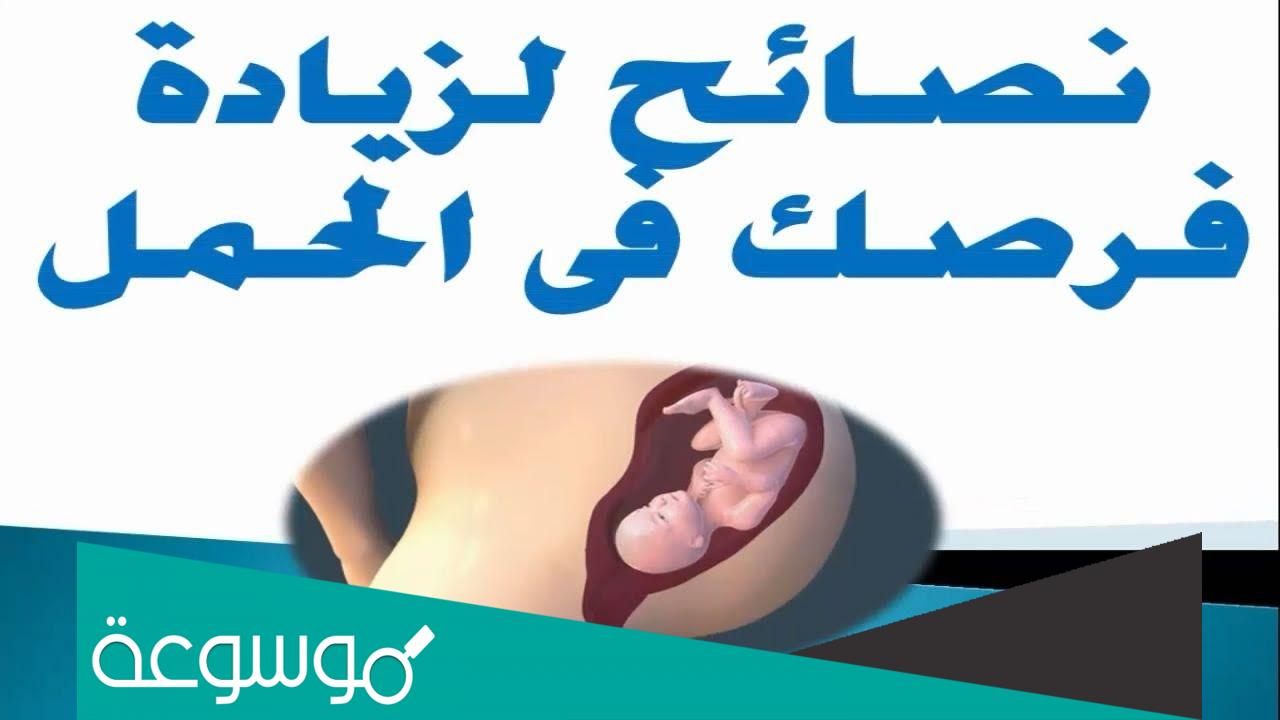 اشياء تساعد على الحمل