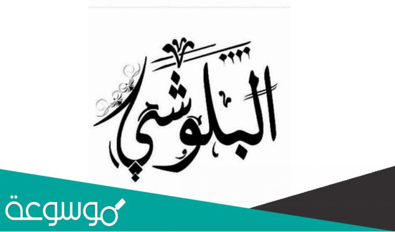 البلوشي من وين