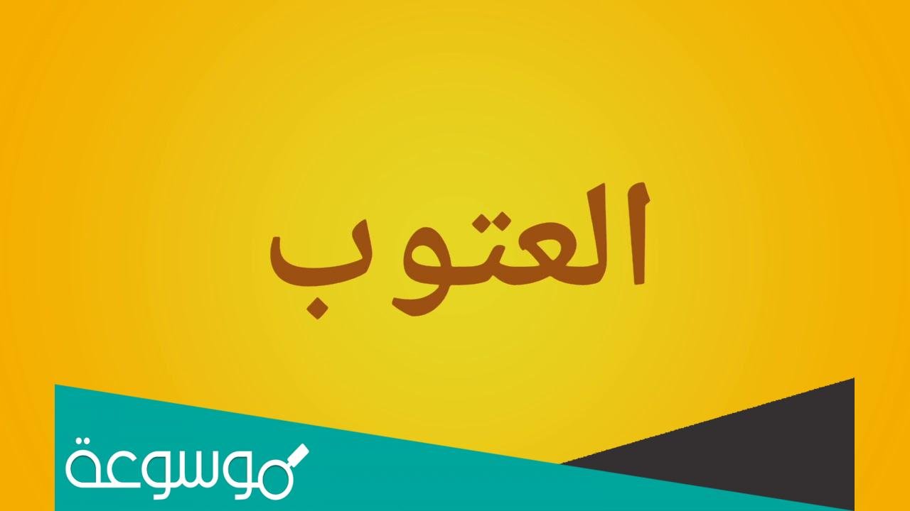 العتوب وش يرجعون