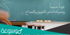 كلام عن عودة المدارس حضوري