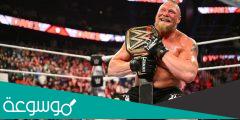 من هو بطل wwe الآن 2022