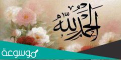 فائدة كلمة الحمد لله واجمل العبارات عن الكلمة