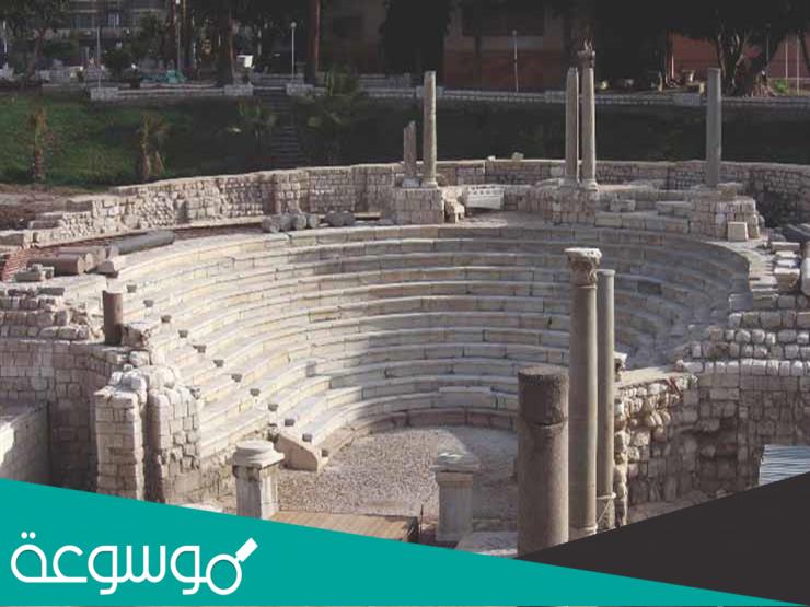 ترميم المسرح الروماني 