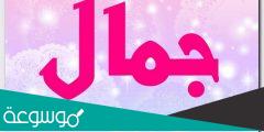 ما معنى كلمة جمال في اللغة العربية