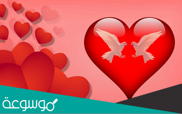 رسائل عيد الحب لحبيبتي