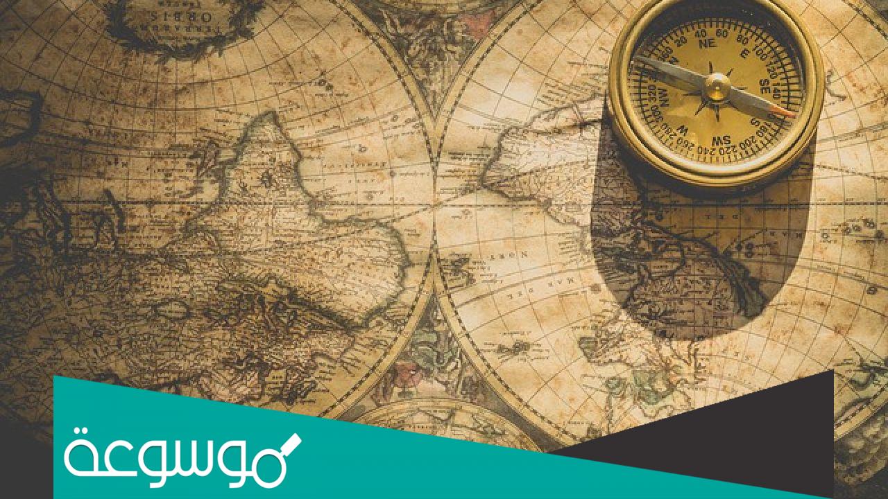 ماذا يعبر اللون البني في الخريطه