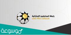 من هو بطل الدوري الاماراتي