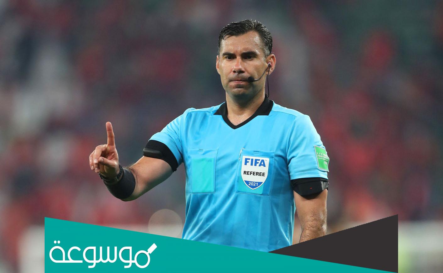 من هو حكم مباراة مصر والكاميرون القادمة