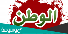 ما معنى كلمة وطن في اللغة العربية والانجليزية