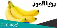 تفسير حلم أكل الموز الأصفر في المنام