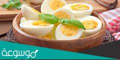 السعرات الحرارية في البيض المقلي بزيت الزيتون