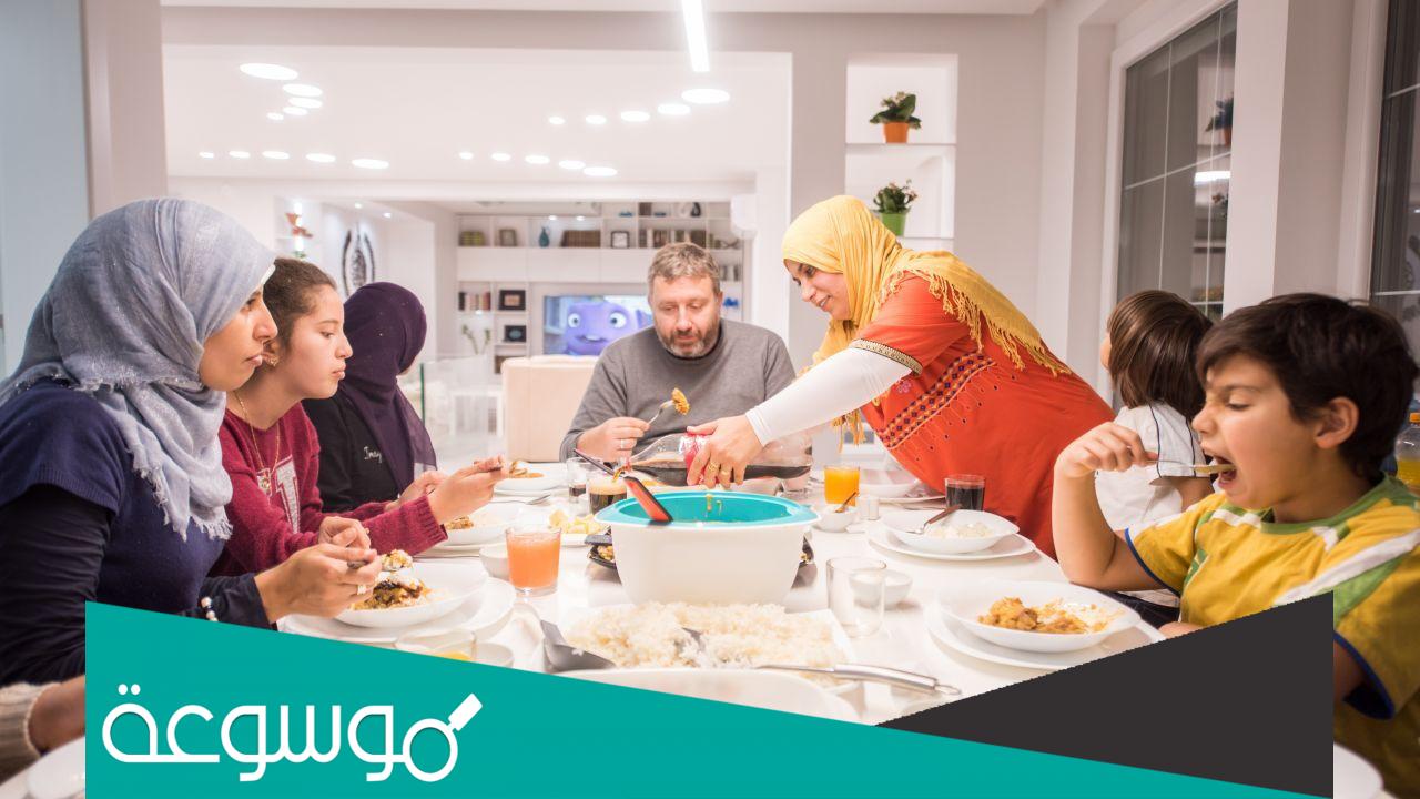 دعاء الانتهاء من الطعام
