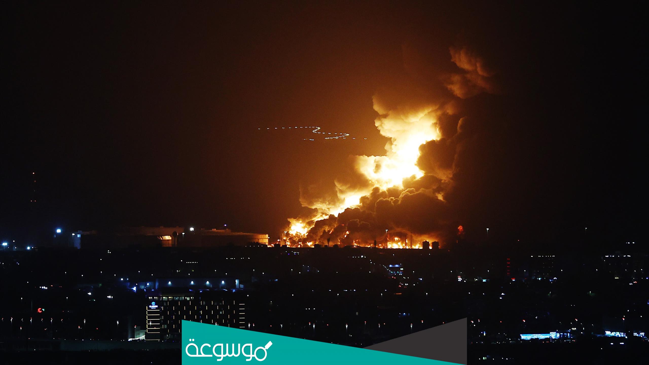 سبب حريق مستودعات أرامكو في جدة
