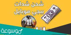 طريقة شحن شدات ببجي عن طريق الرصيد السعودية