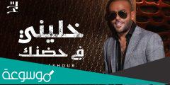 كلمات اغنيه تامر عاشور خليني في حضنك