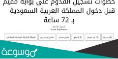 خطوات تسجيل قدوم زائر محصن السعودية