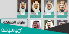 عدد ملوك السعودية من ابناء الملك عبدالعزيز