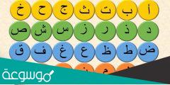 كم عدد حروف اللغة العربية