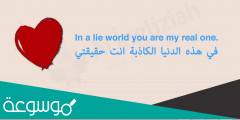 عبارات عن الحب بالانجليزي ومعناها العربي