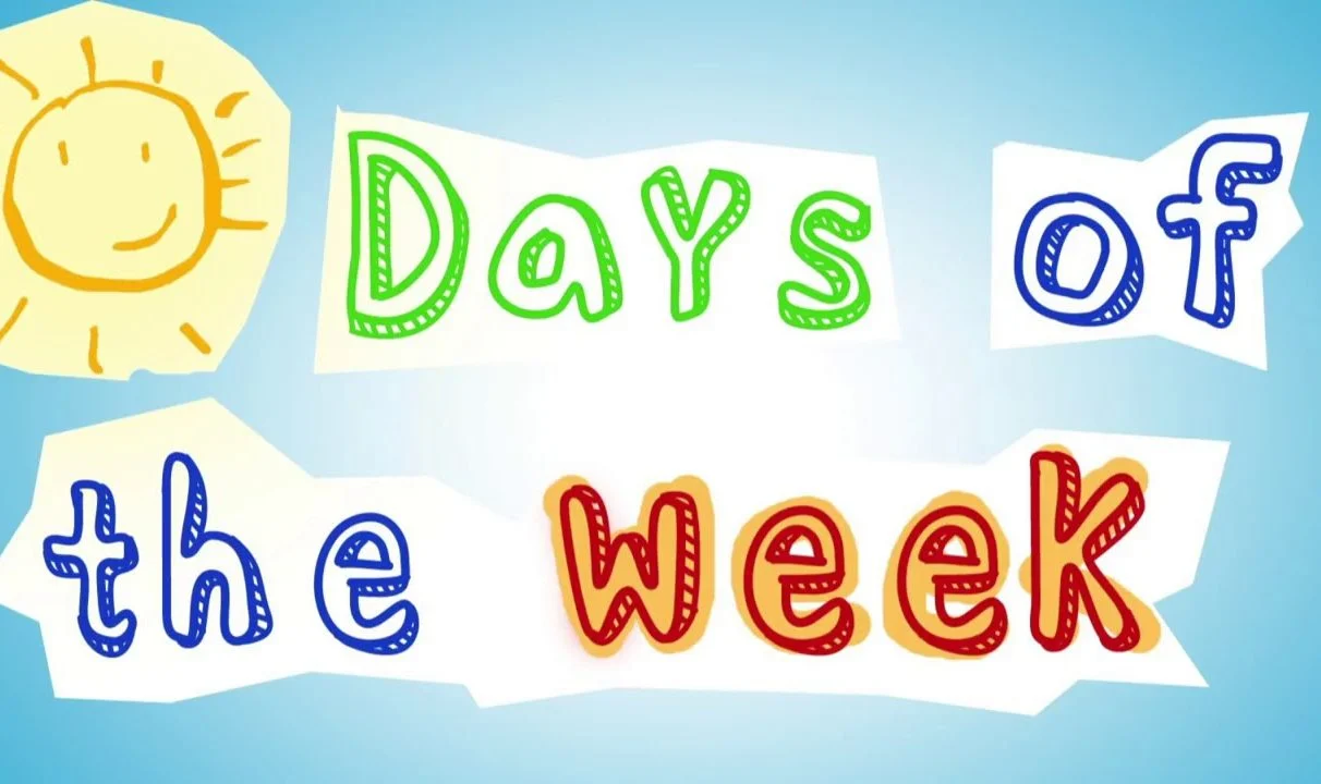 ايام الاسبوع بالانجليزي بالترتيب