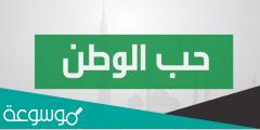خطبة وطنية قصيرة جدا عن حب الوطن