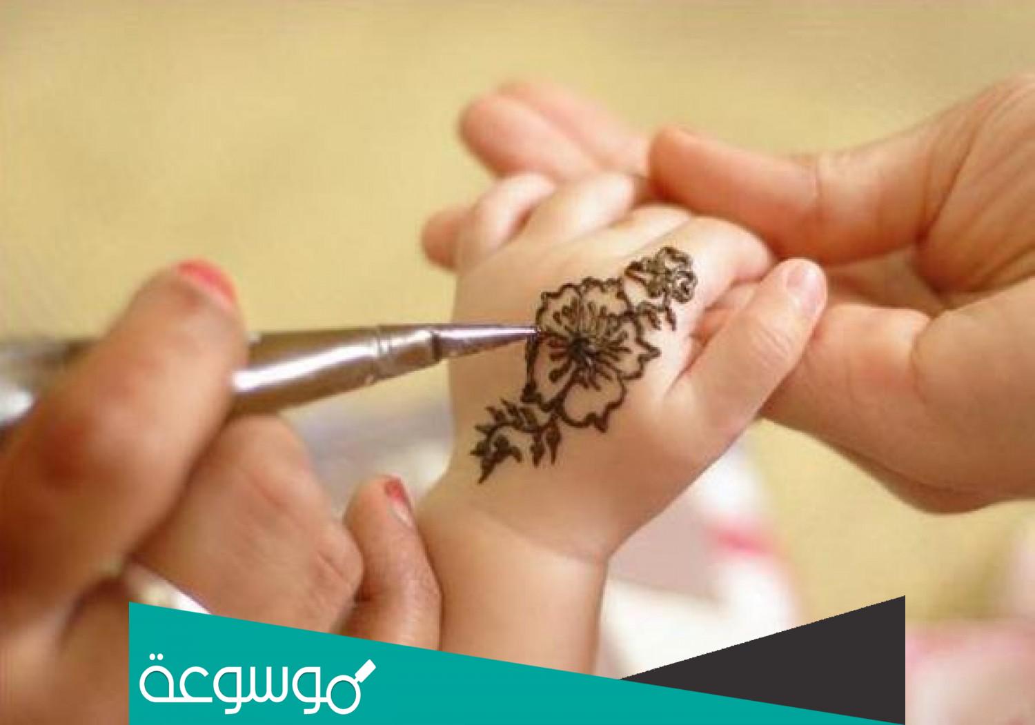 رسومات حنة للاطفال