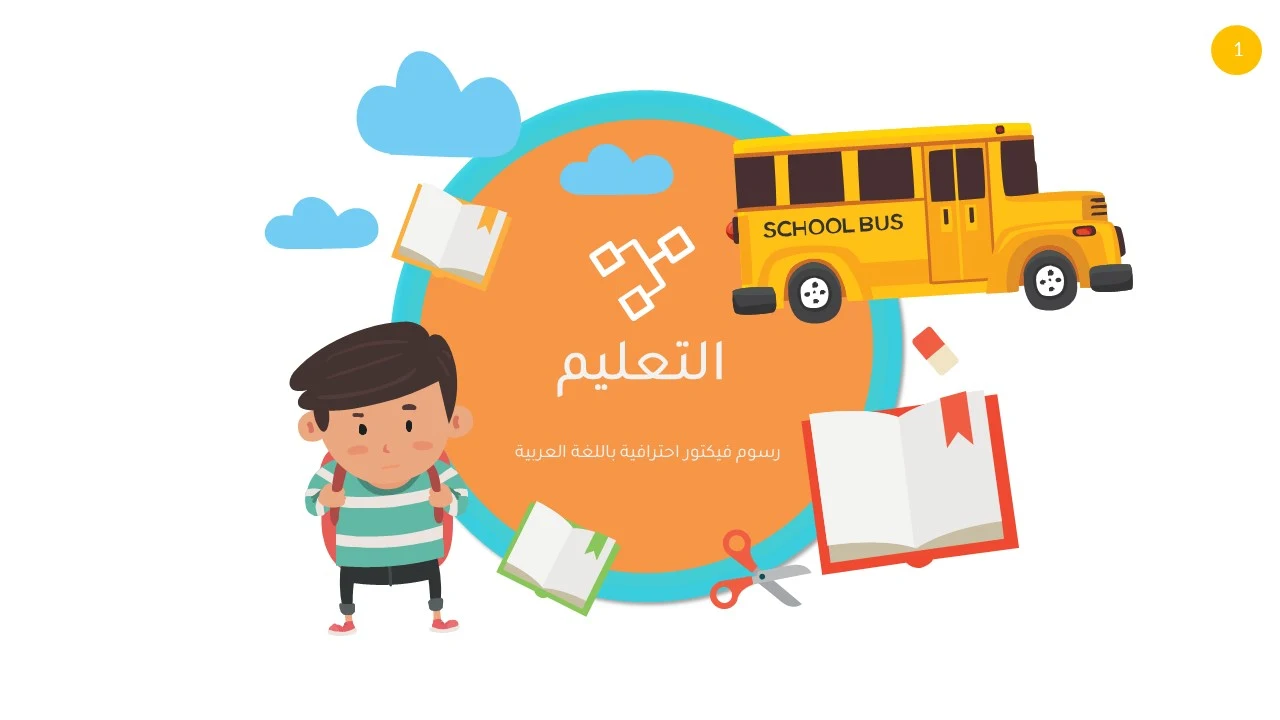 قوالب بوربوينت جاهزة للغة العربية 2022 للاطفال والطلاب