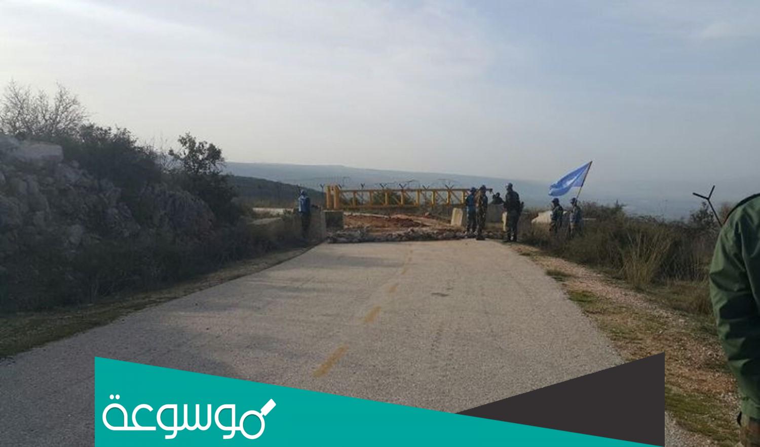 كم تبلغ مساحة مزارع شبعا واين تقع