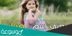 معنى اسم ميار Mayar وصفات حاملة الاسم