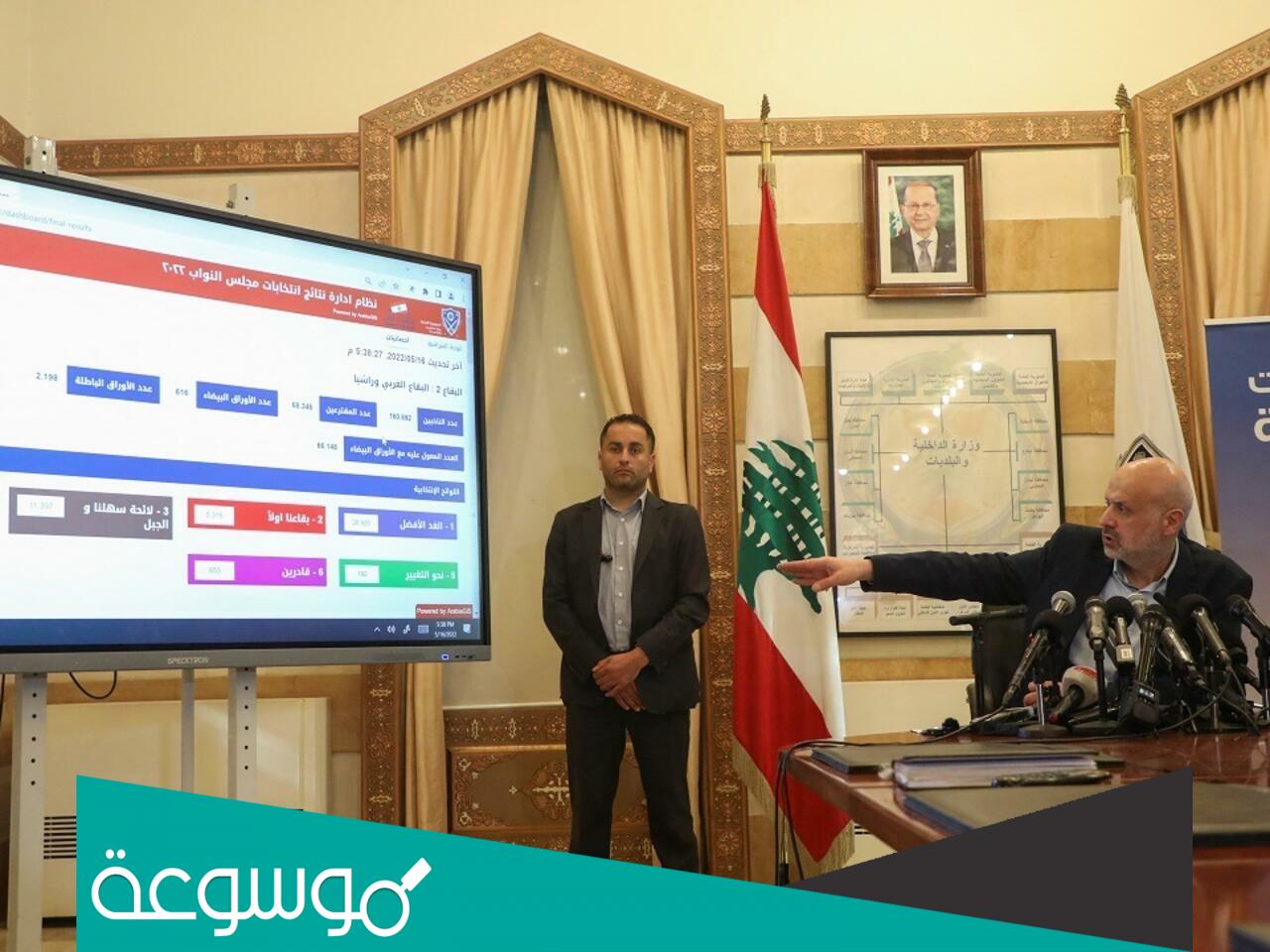 نتائج الانتخابات النيابية اللبنانية 2022