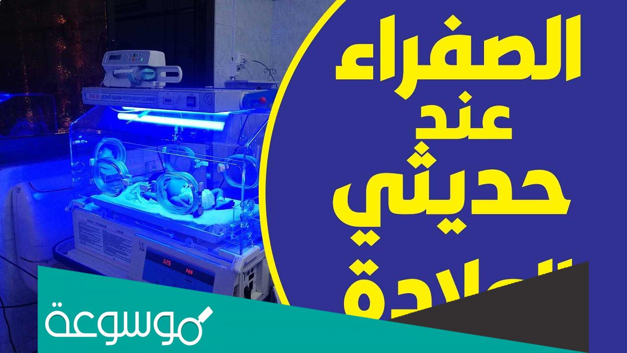 كم نسبة الصفراء عند حديثى الولادة الطبيعية