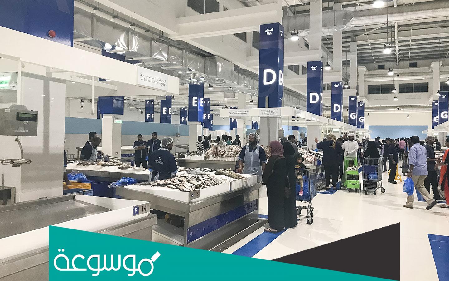 موقع سوق السمك في دبي " الجديد " بالصور