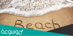 وش معنى بيتش ما معنى beach