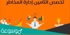 تخصص تأمين وإدارة مخاطر في السعودية