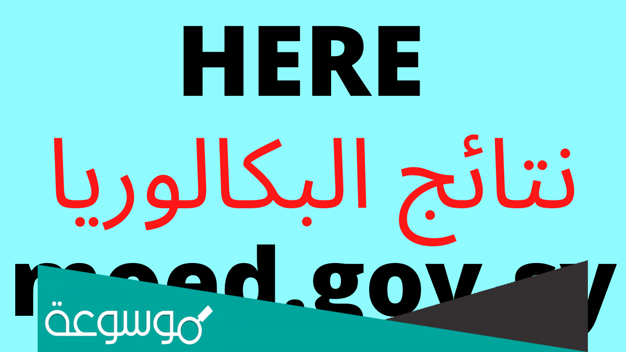 رابط نتائج البكالوريا Moed.gov.sy 2022 حسب الرقم