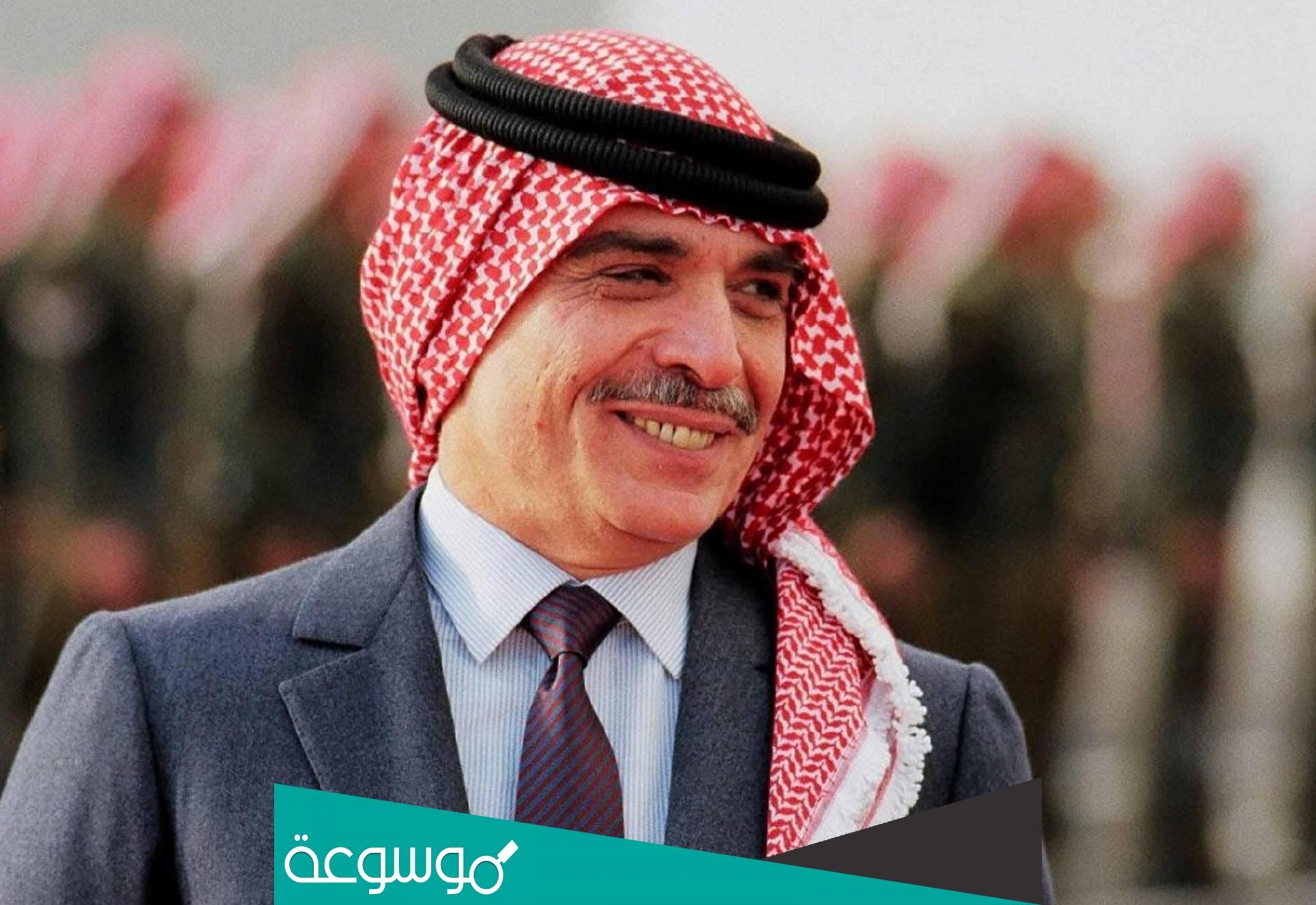 اسماء وعدد زوجات الملك الحسين ملك الاردن