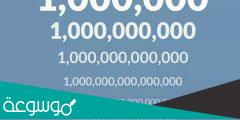 كم عدد اصفار المليار